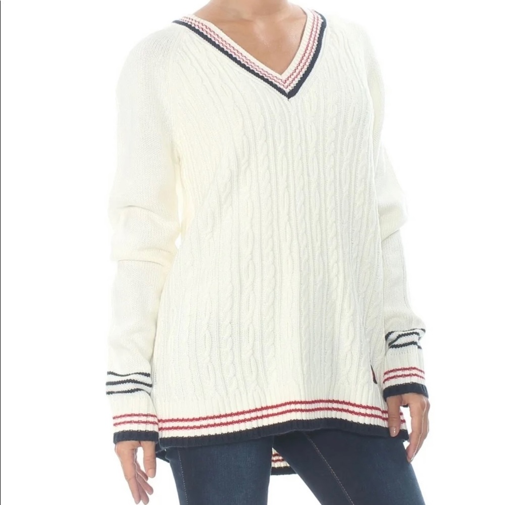 Women’s Tommy Hilfiger White Ivory Sweater - Picture 1 of 6
